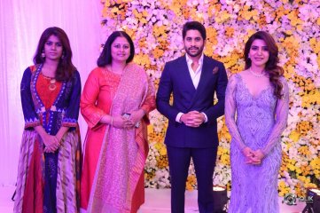Celebs At Samantha Naga Chaitanya Wedding Reception